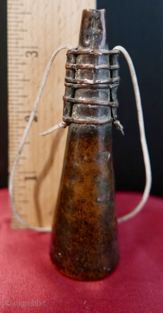 Antique Accoutrements for 'Paan' Chewing(betel nut);  Laos;  brass;  18th-19th c.

These ethnographic items are a collection of antique implements used, long ago,  by devotees of the wildly popular custom  ...