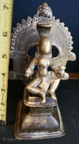 16th-17th c Hindu Shaivite Icon of the goddess 'Gauri'.

'Gauri' was a female divinity destined to be the consort to Lord Shiva,  and a rarer form of 'Parvati',  the name given  ...