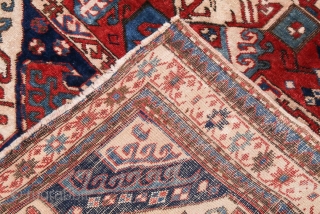 Antique caucasian kazak ushag kasim, curca 1900, size 175x114cm.                        