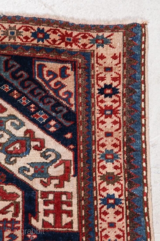 Antique caucasian kazak ushag kasim, curca 1900, size 175x114cm.                        