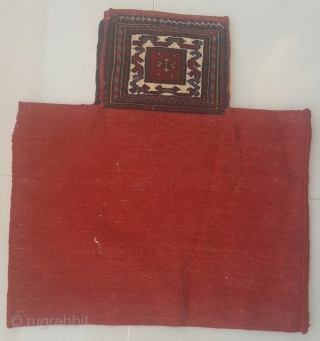 North-west Persian salt or tobacco large bag, 20th century no defects, size 64×61cm.                    