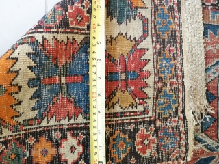 Caucasian kuba circa 1900, size 178×102cm.                           