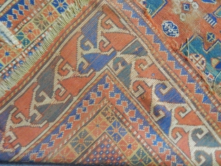 Caucasian Karacop Kazak Rug 
size.170x120cm                            