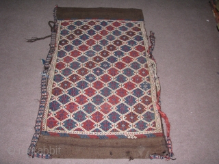 Wonderful West Anatolian Complate Chuval(Grain Bag?) with original bands(belts)at each side.It has great weave and very detailed embroidery with naturel colours.it is the best piece i ever saw of this type because  ...