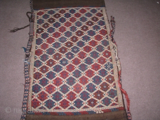 Wonderful West Anatolian Complate Chuval(Grain Bag?) with original bands(belts)at each side.It has great weave and very detailed embroidery with naturel colours.it is the best piece i ever saw of this type because  ...