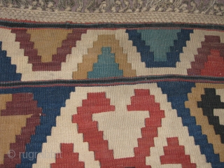 Wonderful South Caucasian kilim.in great condition with wonderful colours and figures.please feel free to contact me.thank you                