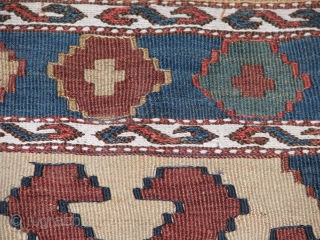 Wonderful Mafrash Kilim Panel with some soumack work and great colours and good age.....                   