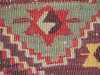 Anatolian Kilim With Wonderful Colours.                            