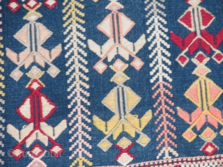 rare embrodry pillow with original back.wonderfull piece in great condition.i guess from Balkans?europa?but not sure which place.maybe you know and can help me?thanks          