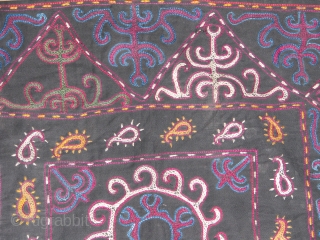 Wishing Everyone A Wonderful Weekend!!!This is my new purchase of the day and would be happy to know what it is.i guess UZBEK SILK SUZANI?LAKAI?It has very good colours and a real  ...