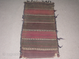 Wonderful Belouch Balisht with original kilim back with wonderful figures and weaving.good , silky wool and good colours.please feel free to contact me.thanks
          