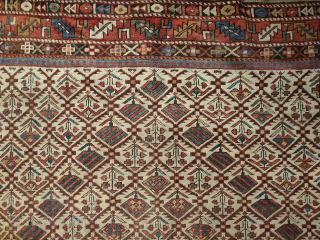 Antik Shirwan, 130x170cm.,
Sides and ends original,
Low pile                          