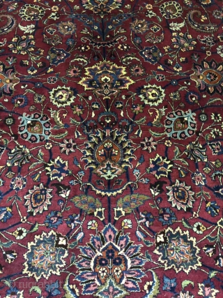 Antique persian oversize rug Mashad signed
Very good condition , no damage
Size is 26 / 13 feet ( 8.04 / 4.08 cm)
The rug is now in Belgium
It is possible to pick up from  ...