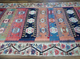 Thurkish/ Konya kilim. Excellent and original condition. 
Size 5'5x11 (168x336 cm)                      