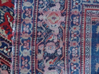 Persian, 6’6” x 4’3”  the warp is silk as seen in the last photo showing the back of the rug. It was in the 1980's exhibit of rugs of Los Angeles collectors curated  ...