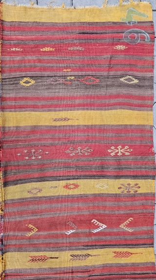 Size ; 166 x 300 cm,

Central anatolia, Cappadocia. 

When the elder of the house dies, family members donate this rug to the mosque with a common idea. Afterwards, the rugs accumulated in  ...