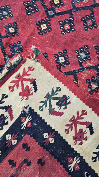 Size ; 330x370 cm
The Heritage of the Balkans: The Sarkoy Kilim
While they take their name from the Şarköy district of Tekirdağ, these unique kilims represent a much broader cultural geography known ...