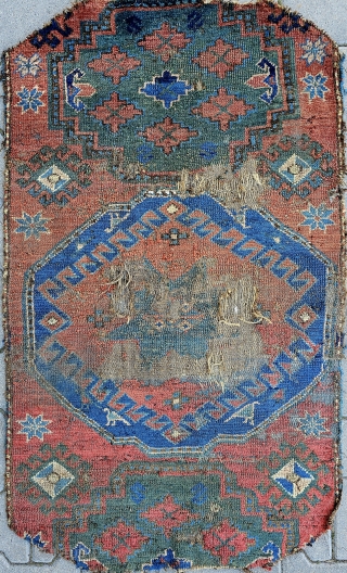 Size; 68 x 110 cm,
Old Caucasian. 
Lori pambak fragment .
                       