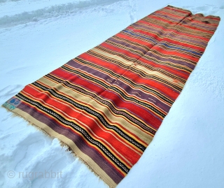 Size:155x440cm,
Central anatolia, Cappadocia kilim...                             