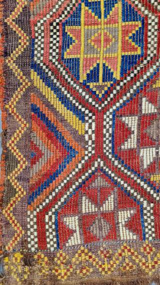 Size ; 120 x 280 cm
Central anatolia, Cappadocia (Konya)
Reviving the artistry of 19th-century Konya: this magnificent Jijim is a testament to the skill and creativity of Anatolian weavers. The intricate Zili technique  ...