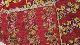 Discovering a masterpiece from the late 1800s: A stunning Kırşehir kilim, a true testament to the skill and artistry of Anatolian weaving.
​Looking at these vibrant, detailed rows of woven flowers, I can  ...