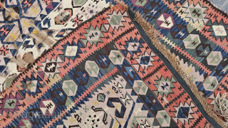 Size ; 128x320 cm
East anatolia, Erzurum or Kars ...

One of the most breathtaking displays of Anatolian artistry I have ever encountered. This Erzurum/Kars kilim is a living testament to the early 19th  ...