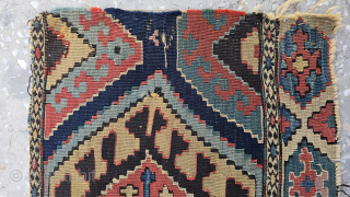 Size ; 42 x 55 cm
Old Caucasian fragment 
Early 1800s
Detailed information Dm 
arisoylarmobilya@gmail.com                    