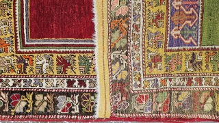 Central anatolia, Cappadocia (Avanos)
ՐԱՖՖԻ (Raffi)  1321 (1903) ...
A timeless masterpiece from the heart of Cappadocia. 

​This exquisite Avanos rug was hand-knotted in the workshop of Master Armenian Weaver Raffi in the  ...