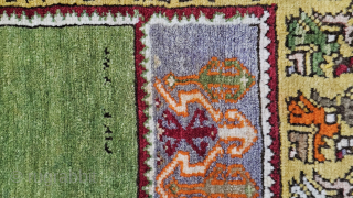 Central anatolia, Cappadocia (Avanos)
ՐԱՖՖԻ (Raffi)  1321 (1903) ...
A timeless masterpiece from the heart of Cappadocia. 

​This exquisite Avanos rug was hand-knotted in the workshop of Master Armenian Weaver Raffi in the  ...