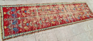 Size : 95 x 360 cm ,
Central anatolia, Cappadocia (mudjur).
Ca 1800s                      