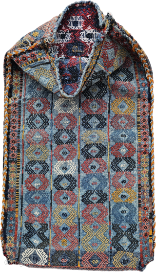 Size ; 43x75 cm
East anatolia, Maras or Reyhanli.
Dowrybag
Detailed information Dm arisoylarmobilya@gmail.com