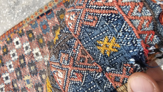 Size ; 43x75 cm
East anatolia, Maras or Reyhanli.
Dowrybag
Detailed information Dm arisoylarmobilya@gmail.com