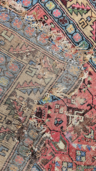 Size ; 100x250 cm,
Old Caucasian fragment !                          