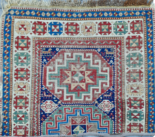 Size : 90x106 cm,
Old kazakh .                           