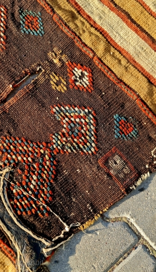 Old verneh saddlebag.                              