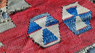 Size : 50x155 cm,
Central anatolia, Konya kilim fragment                         