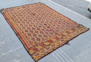 Size : 206 x 305 (cm),
West anatolian flatweave
Natural dyes !                       