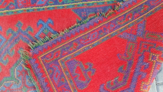 Size : 92x175 cm,
West anatolia , Ushak .                         