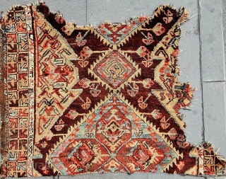 Size ; 87x120 cm,
Central anatolia, Konya (karapinar)
 I cannot see the e-mails you send (system error).
If you do not receive a response from me, please inquire via my backup account vintagerugsra51@gmail.com or  ...