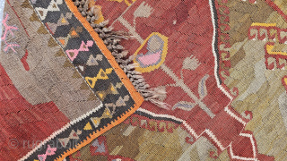 Size ; 190 x 195 cm
East anatolia , Erzurum 
Carpet and kilim weaving in Erzurum and its surrounding area has a rich and deep-rooted history due to the region's ancient history and  ...