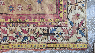 Size ; 107x135 cm
Old manastir...
The name "Manastır" originates from the region currently located within the borders of North Macedonia. However, these weavings were not limited to that area; they were also sustained ...