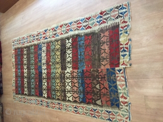 Colours kilim is good condition lovely colour 

rugrabbit note: Please remember not to post images sideways. Thanks!                