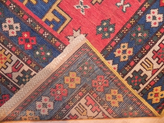 Caucasian Shirvan Lesghi Rug, 19th Century, good condition, as found. Gallery: Binbirdirek Mah, Peykhane Cd, Ucler Sk, Ersoy Han, 48/2, Sultanahmet, Istanbul, 34122, Turkey. Collecting, Buying, Selling, Appraising, Conserving and Restoring Rare  ...