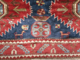 Large Antique Caucasian Karachov Kazak Rug, Excellent condition and full pile. Gallery: Binbirdirek Mah, Peykhane Cd, Ucler Sk, Ersoy Han, 48/2, Sultanahmet, Istanbul, 34122, Turkey. Collecting, Buying, Selling, Appraising, Conserving and Restoring  ...