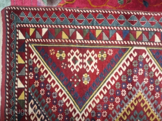 Large Caucasian Kazak Rug, 10.5 x 5.8 ft, late 19th Century. www.RugSpecialist.com                     