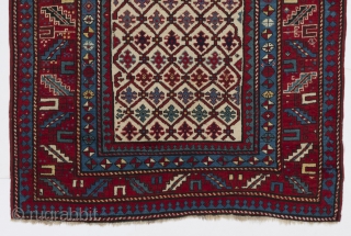 Caucasian Kazak Rug, 49x85 inches (123x216 cm), late 19th century, original good condition with full pile, no repairs or issues. http://rugspecialist.com/shop/12-antique-rugs?id_category=12&n=204            