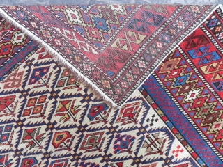 Antique Caucasian Shirvan Rug, 4x6 ft, excellent original condition, late 19th century. rugspecialist.com                    