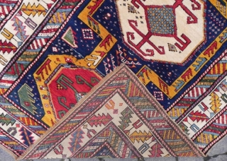 An Outstanding Antique Caucasian Shirvan Rug in Excellent condition with full pile, 19th century, 165 x 92 cm (5.4 x 3 ft)           