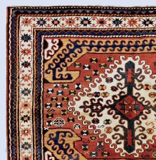 Chelaberd Rug, Karabagh, South West Caucasus, 4'5" x 8'  (135x240 cm), ca 1900 or before, in German Condition.              