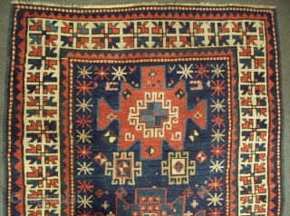 Caucasian Kazak Rug, 190x130 cm, good condition, late 19th century. www.rugspecialist.com                      